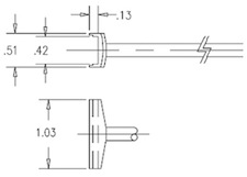 600 Series Cartridge, Tunnel Tip for MX-500, SOJ-40 SOM-32 SMTC-040Metcal